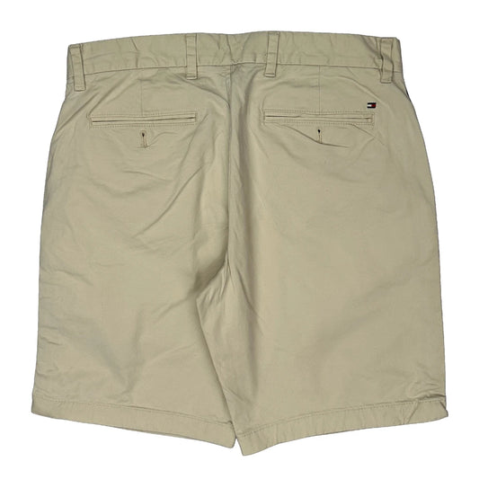 Tommy Hilfiger Baggy Chino Shorts - 32W 9L Beige Cotton