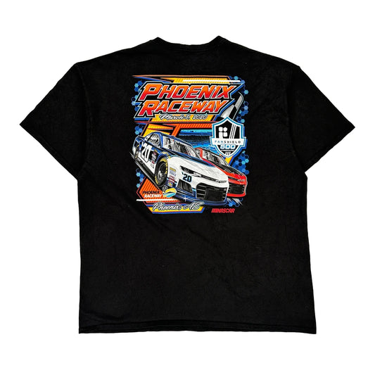 Phoenix Raceway Nascar T-Shirt - 2XL Black Cotton