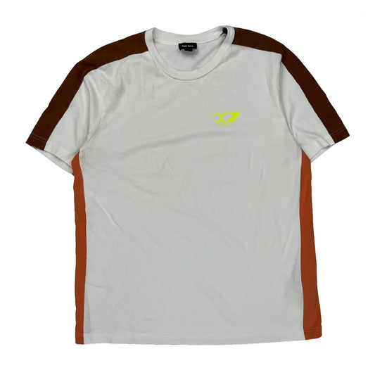 Diesel T-Shirt - Medium White Cotton