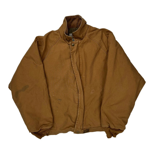 Walls Bomber Jacket - Medium Brown Cotton