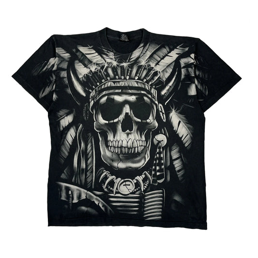 Rock Eagle Single Stitch T-Shirt - XL Black Cotton