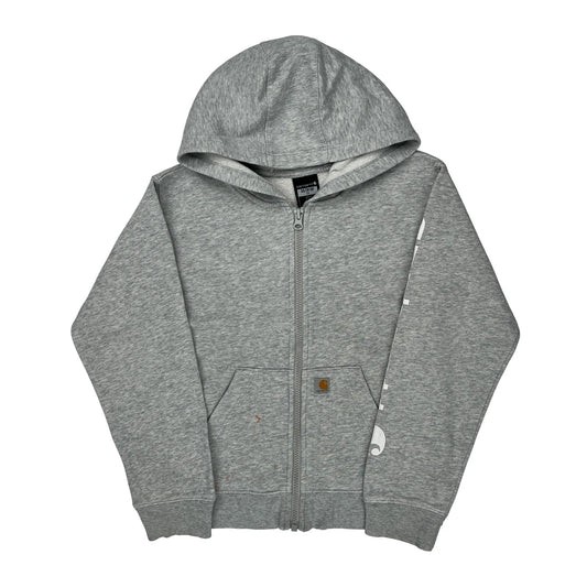 Age 7 Carhartt Hoodie - XS Grey Cotton Blend