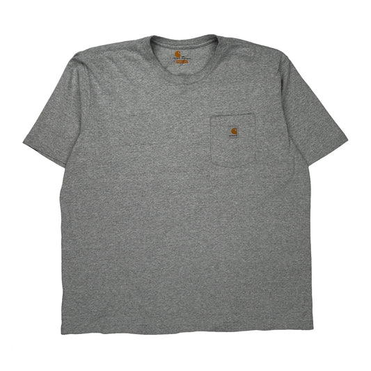 Carhartt T-Shirt - 2XL Grey Cotton