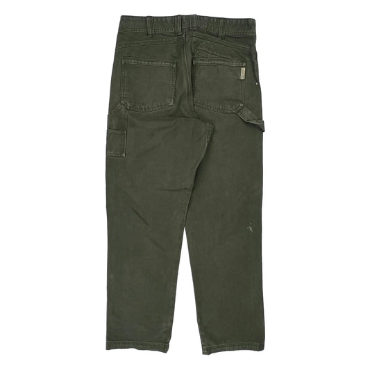 Cabelas Carpenter Trousers - 36W 30L Green Cotton