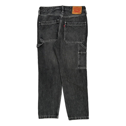 Levis Carpenter Jeans - 30W 30L Grey Cotton