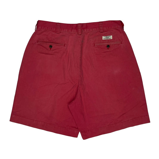 Polo By Ralph Lauren Chino Shorts - 32W 7L Red Cotton