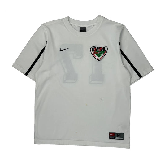 Liverpool Nike Football Shirt - Medium White Polyester