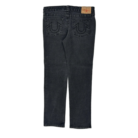 Vintage True Religion Skinny Jeans - 24W 26L Black Cotton