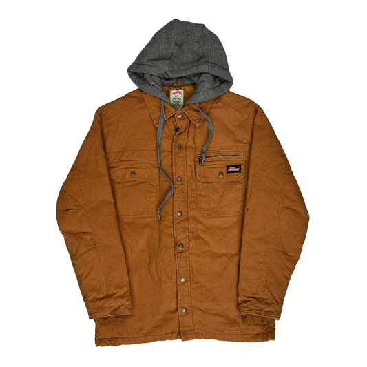 Dickies Overshirt - Small Brown Cotton
