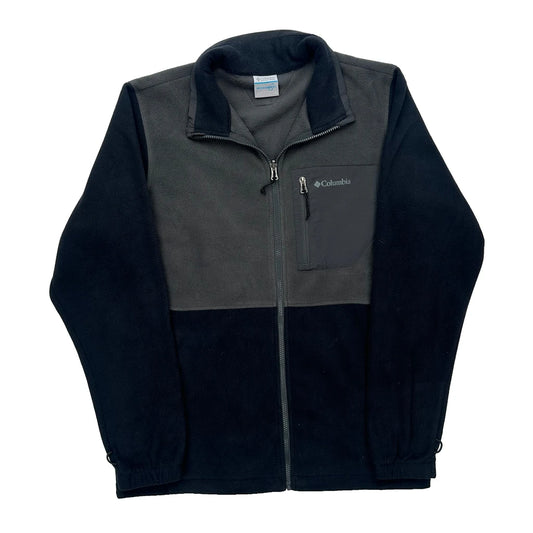 Columbia Fleece Jacket - Medium Black Polyester