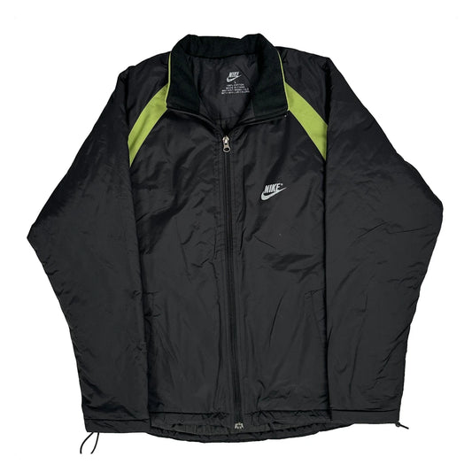 Nike Windbreaker - Large Black Cotton