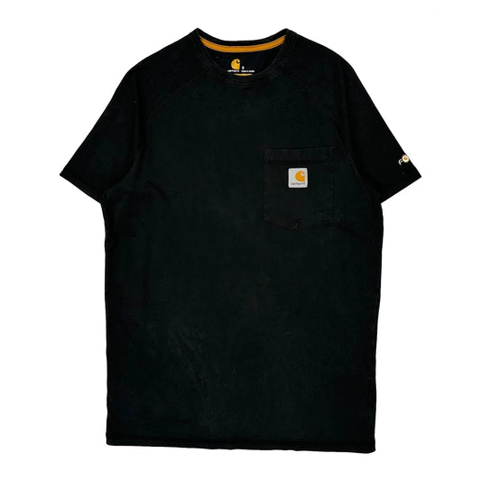 Vintage Carhartt T-Shirt - Small Black Cotton