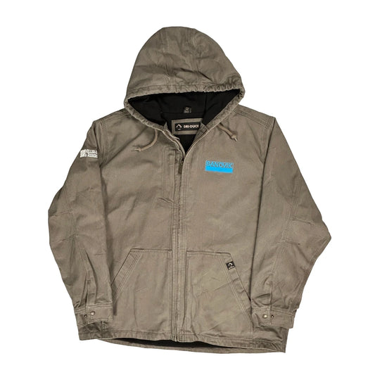 Sandvik Logo Dri Duck Workwear Jacket - 2XL Grey Cotton