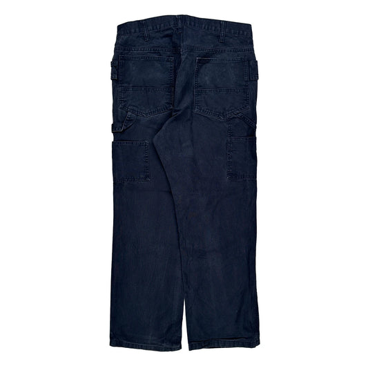 Berne Cargo Trousers - 34W 29L Blue Cotton