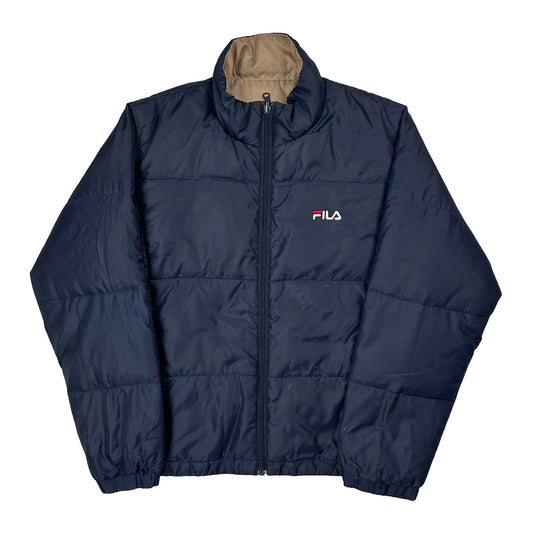 Fila Puffer - Large Navy Polyester