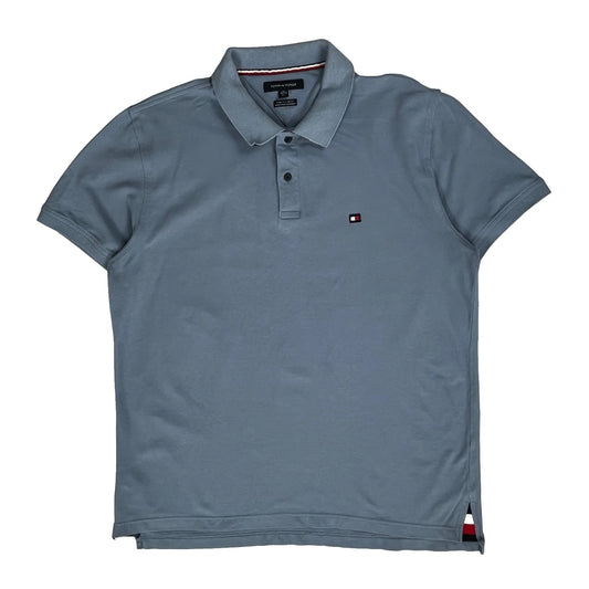 Tommy Hilfiger Slim Fit Polo Shirt - XL Blue Cotton