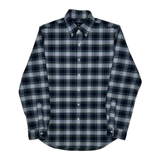 Ralph Lauren Checked Shirt - Medium Blue Cotton