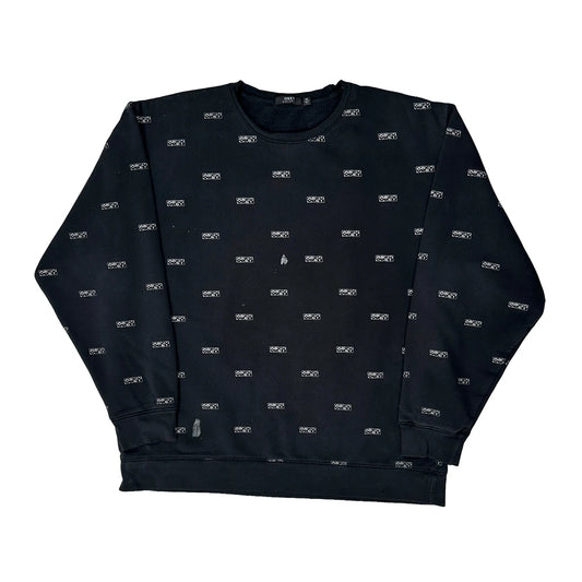 Obey Sweatshirt - Medium Black Cotton