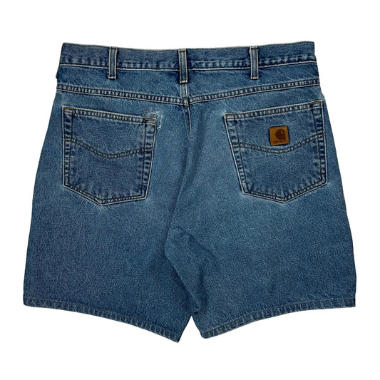Carhartt Denim Shorts - 34W 8L Blue Denim