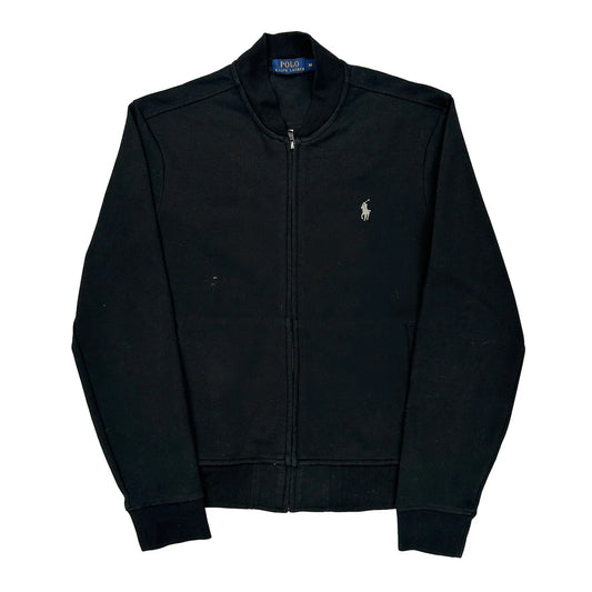 Polo By Ralph Lauren Zip Up - Medium Black Cotton