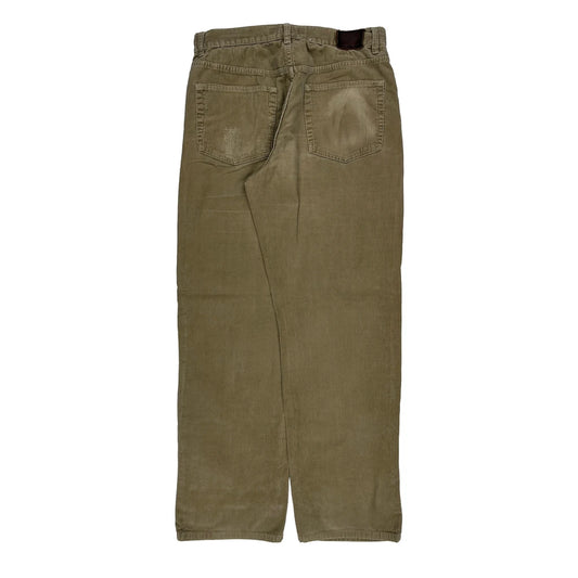 Calvin Klein Jeans Cord Trousers - 31″ Waist Beige Cotton