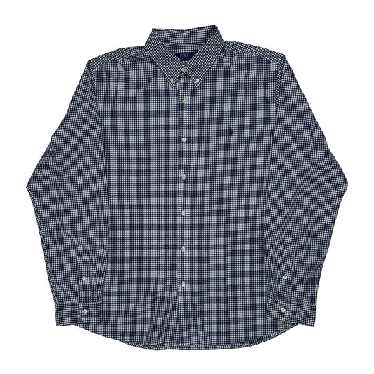 Polo By Ralph Lauren Checked Shirt - 2XL Blue Cotton