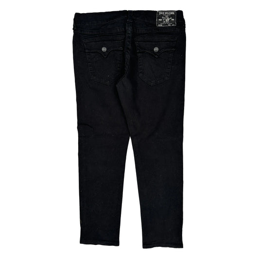 Vintage True Religion Slim Jeans - 38W 31L Black Cotton