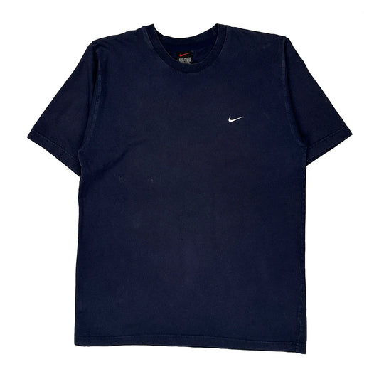 Nike T-Shirt - Medium Navy Cotton