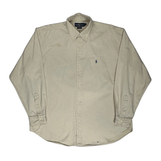 Blaire Ralph Lauren Shirt - XL Beige Cotton