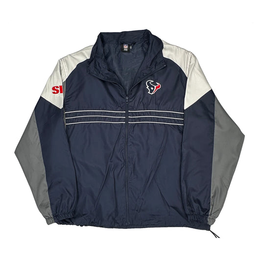 Houston Texans Reebok Nfl Windbreaker - XL Navy Polyester