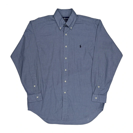 Blake Ralph Lauren Checked Shirt - Medium Blue Cotton