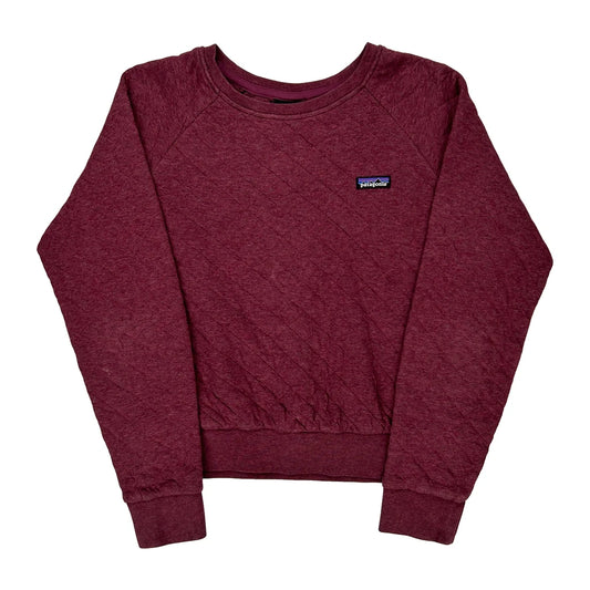 Patagonia Sweatshirt - Medium Burgundy Cotton