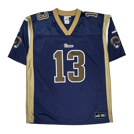 Rams Puma Warner Nfl Jersey - XL Blue Polyester