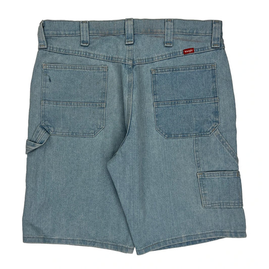 Wrangler Denim Shorts - 34W 10L Blue Denim