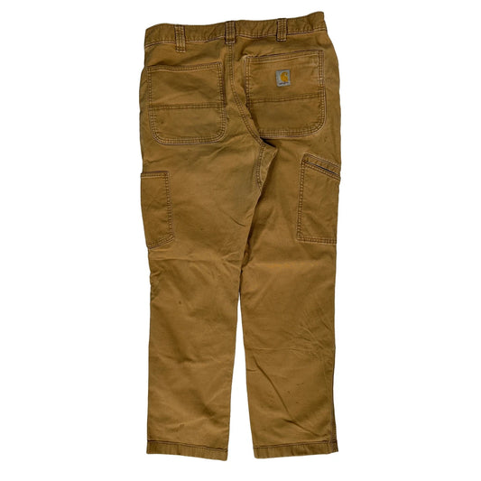 Carhartt Double Knee Carpenter Trousers - 31W 30L Brown Cotton