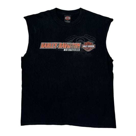 Bruce Rossmeyer'S Daytona Harley Davidson Graphic T-Shirt - Large Black Cotton