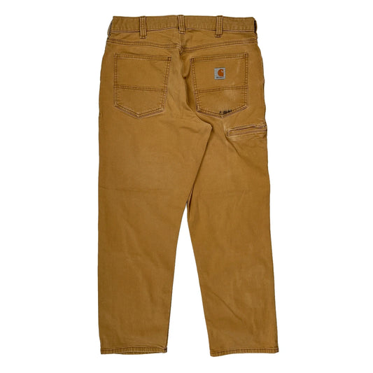 Carhartt Carpenter Trousers - 32W 30L Brown Cotton