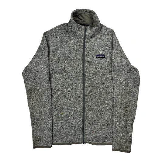 Patagonia Fleece Jacket - Small Grey Polyester