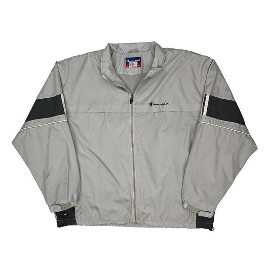 Champion Windbreaker - XL Grey Polyester