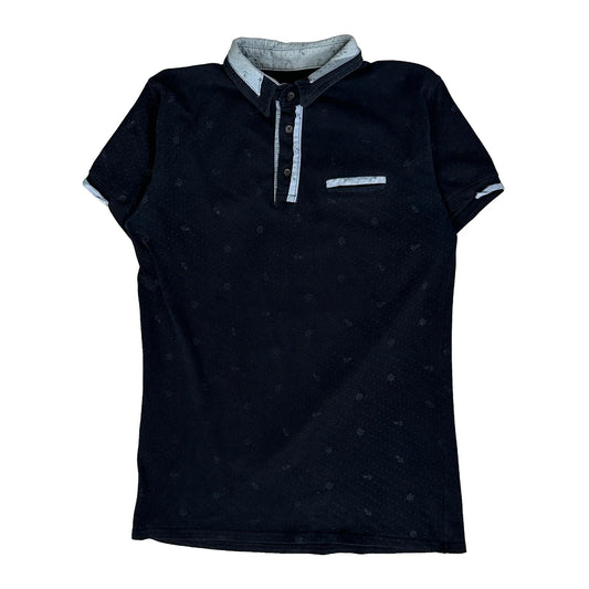 Armani Exchange Polo Shirt - XS Navy Cotton