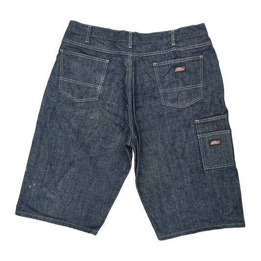 Dickies Denim Shorts - 38W 11L Blue Denim