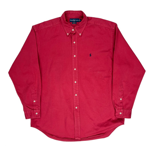 Blake Shirt Ralph Lauren Shirt - Large Red Cotton
