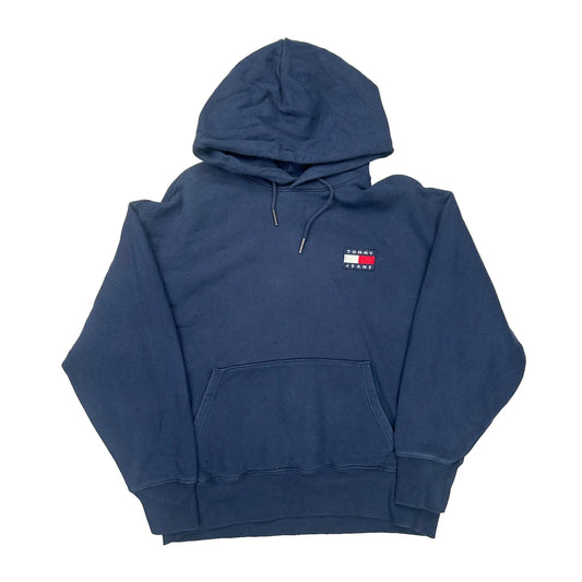 Tommy Jeans Hoodie - XL Blue Cotton