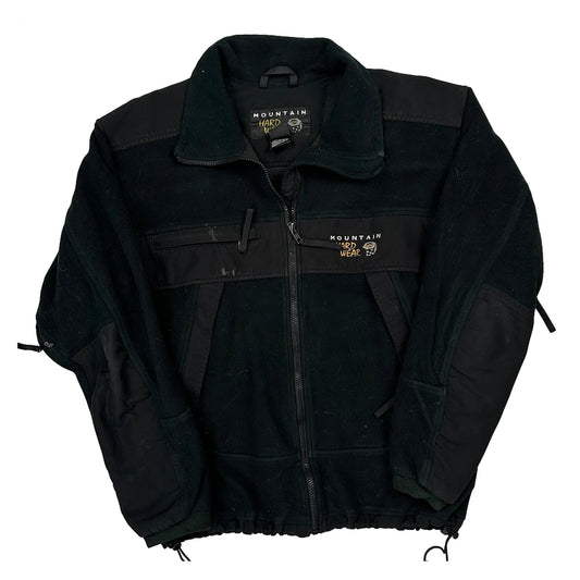 Mountain Hard Wear Fleece Jacket - Large Black Polyester