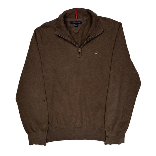 Tommy Hilfiger Jumper - XL Brown Cotton