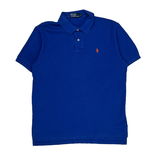 Polo By Ralph Lauren Polo Shirt - Large Blue Cotton