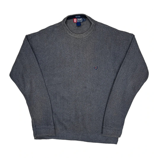 Chaps Ralph Lauren Jumper - Large Grey Cotton