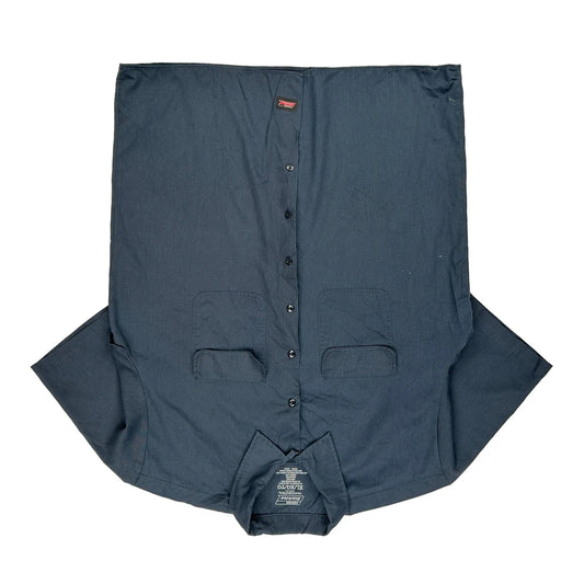 Dickies Shirt - XL Blue Cotton Blend
