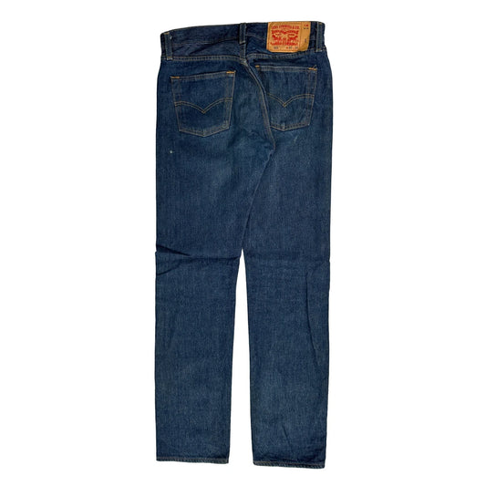501 Levis Jeans - 30W 34L Blue Denim