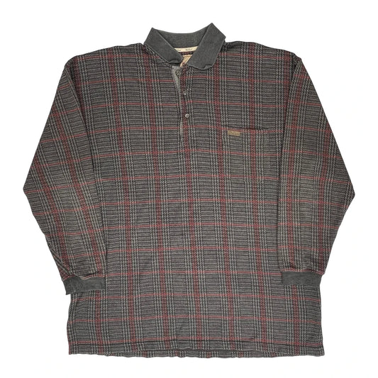 Woolrich Polo Shirt - XL Grey Cotton Blend